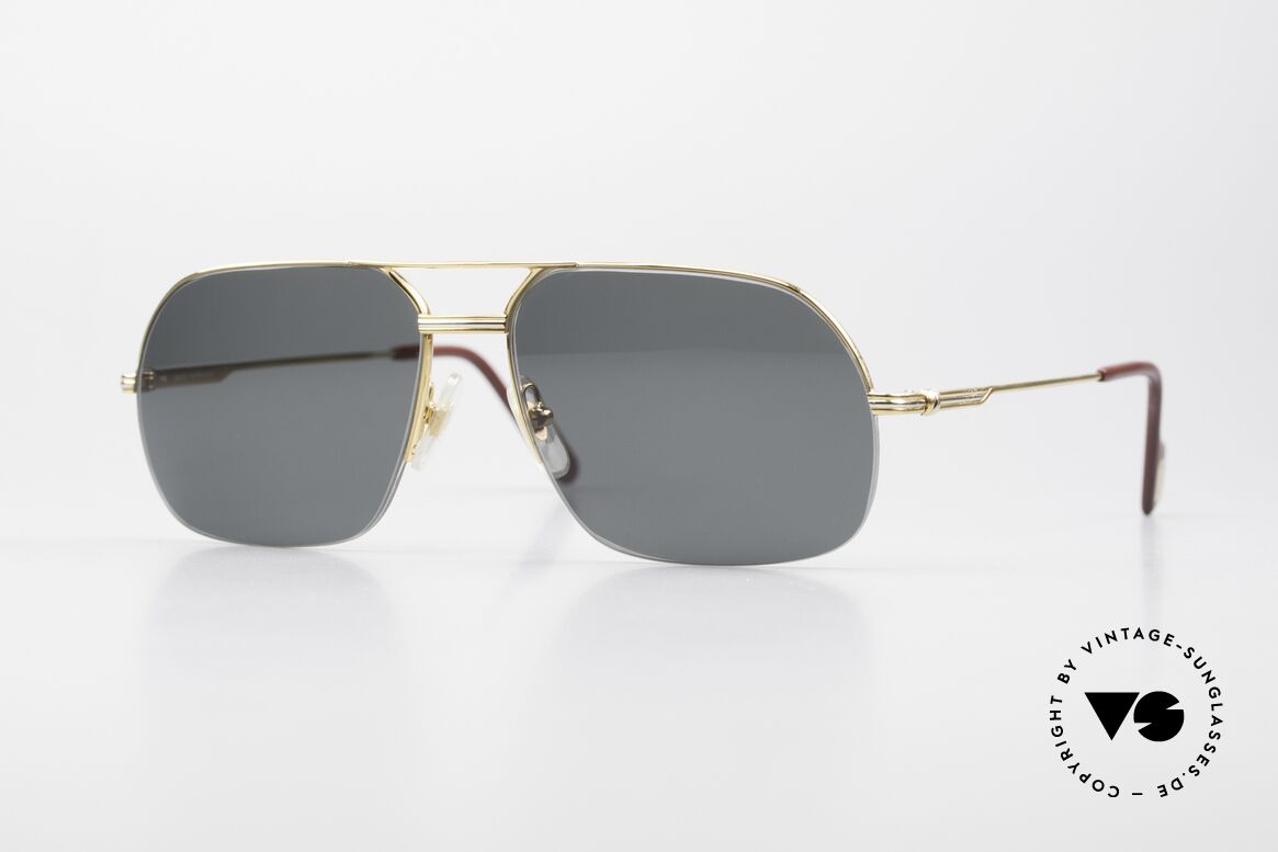 Cartier Orsay Luxury Vintage Sunglasses 90'S, striking Cartier vintage sunglasses; size 58°15, 135, Made for Men