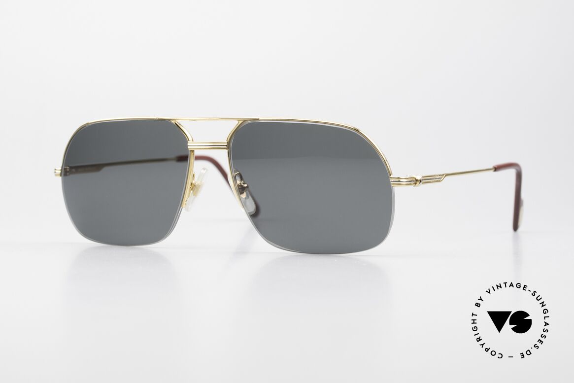 Cartier Orsay Luxury Vintage Sunglasses 90s, striking Cartier vintage sunglasses; size 58°15, 135, Made for Men