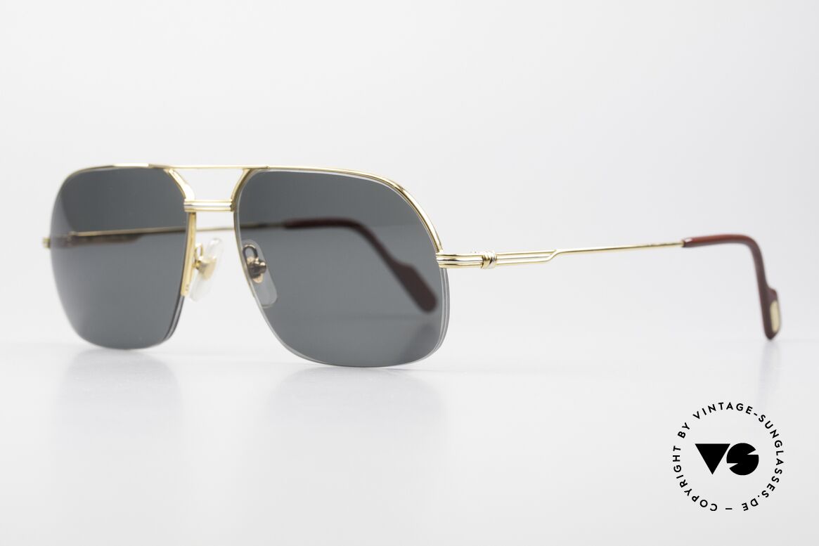 Cartier Orsay Luxury Vintage Sunglasses 90'S, luxury Cartier half-frame, -lightweight and flexible, Made for Men