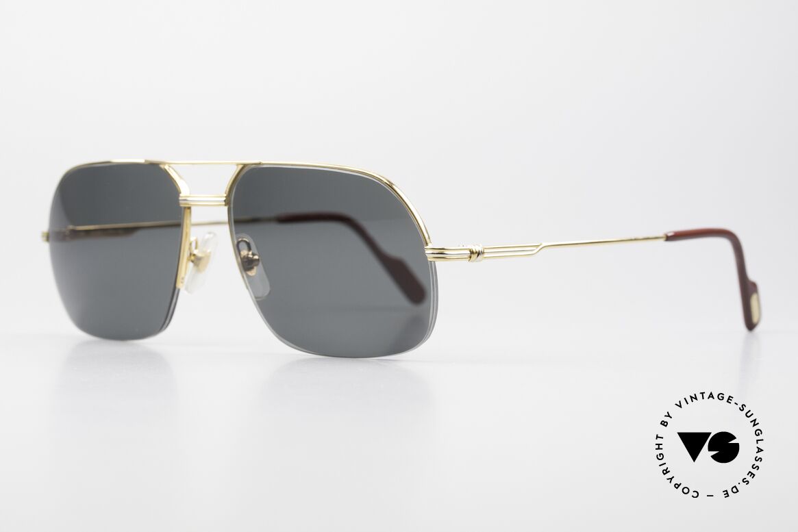 Cartier Orsay Luxury Vintage Sunglasses 90s, luxury Cartier half-frame, -lightweight and flexible, Made for Men