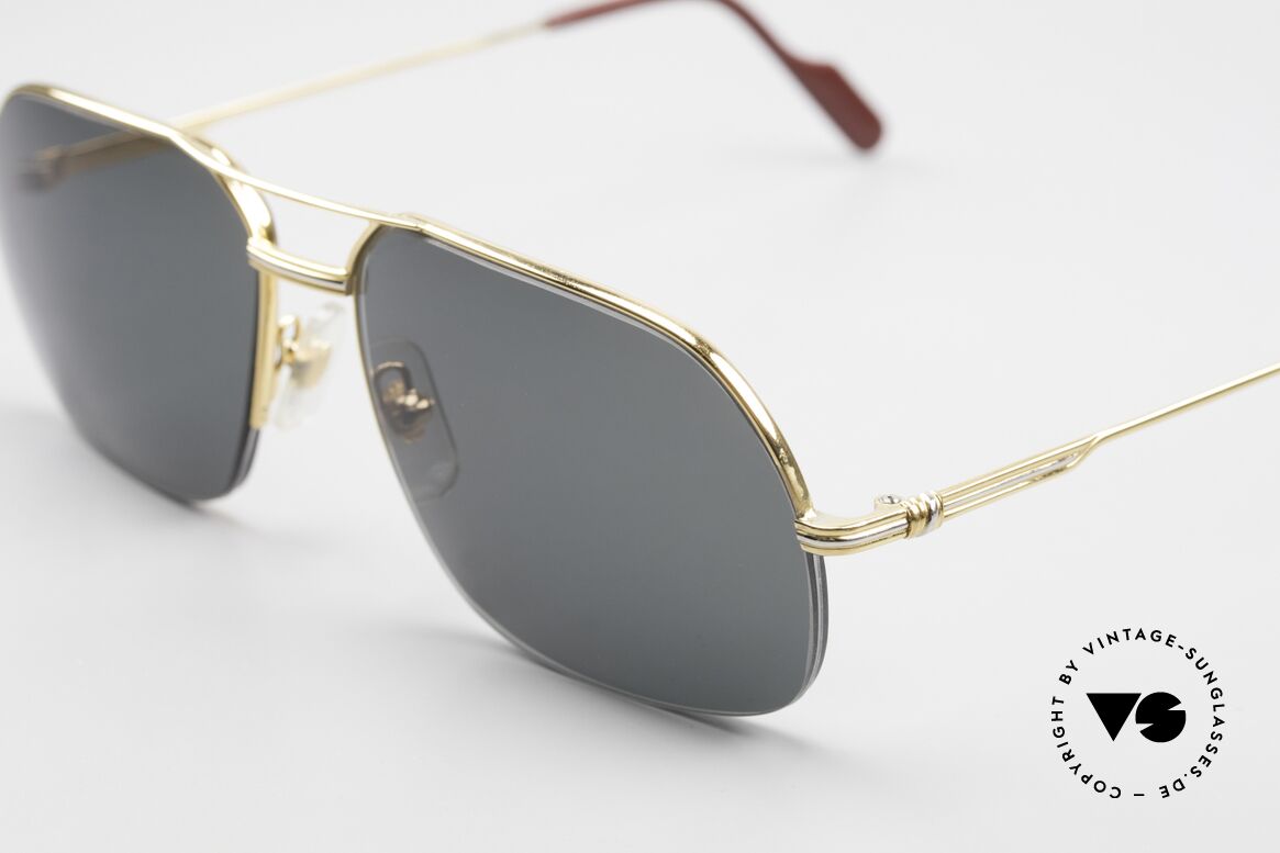 Cartier Orsay Luxury Vintage Sunglasses 90'S, 22ct gold-plated (like all vintage CARTIER frames!), Made for Men