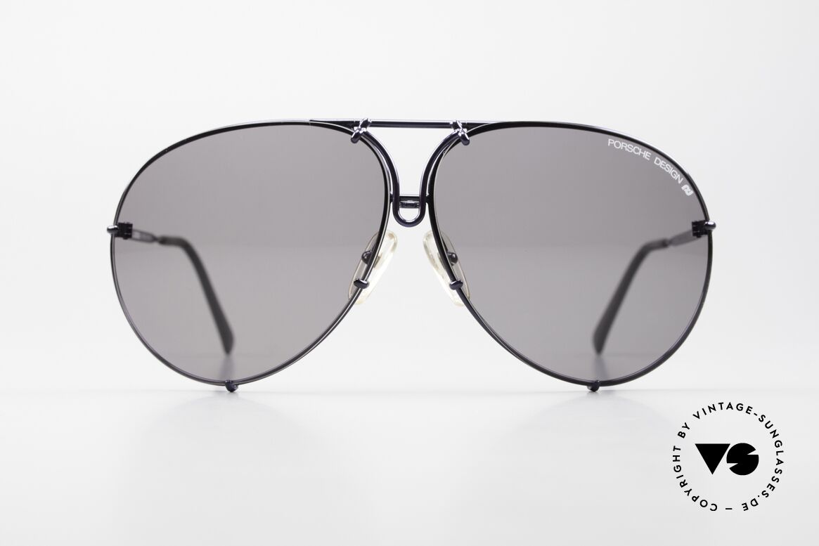 Porsche 5623 Vintage Special Edition Shades, rare interchangeable lenses in blue-gradient and gray, Made for Men and Women