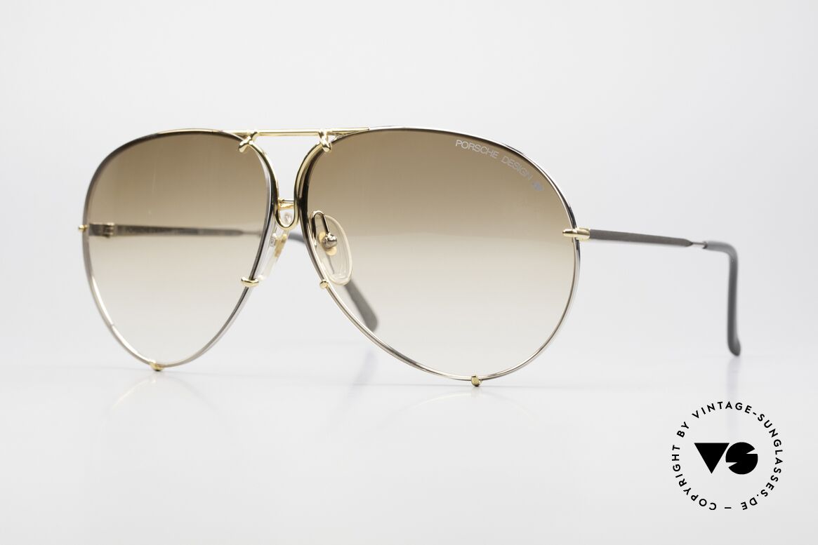 Porsche 5621 Mirrored 80's Aviator Shades, vintage Porsche Design by Carrera shades from 1987, Made for Men