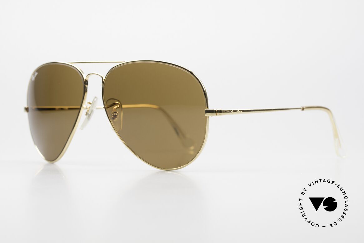 Ray Ban Large Metal II Old Ray-Ban B&L USA Shades, made in the 70's and 80's by Bausch&Lomb, U.S.A., Made for Men