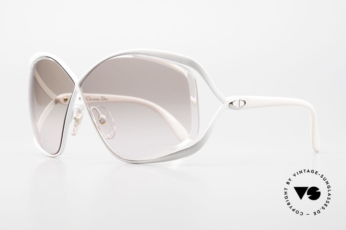 Christian Dior 2056 Ladies Sunglasses 1970's 80's, famous 'butterfly-design' with huge gradient lenses, Made for Women