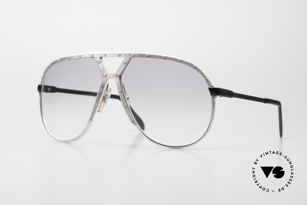 Alpina M1 Antique-Silver One Of A Kind, iconic Alpina M1 sunglasses from West Germany, Made for Men