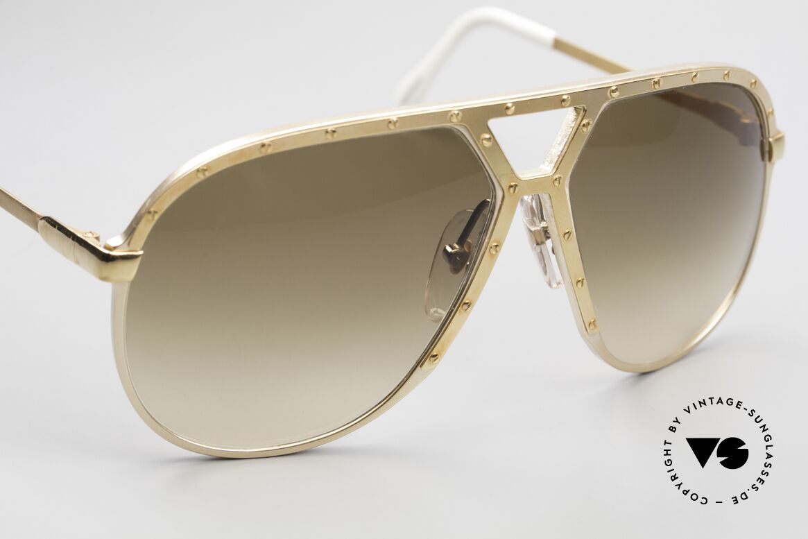 Alpina M1 All Gold Collector's Shades, handmade (West Germany) in LARGE size 64-14, Made for Men and Women