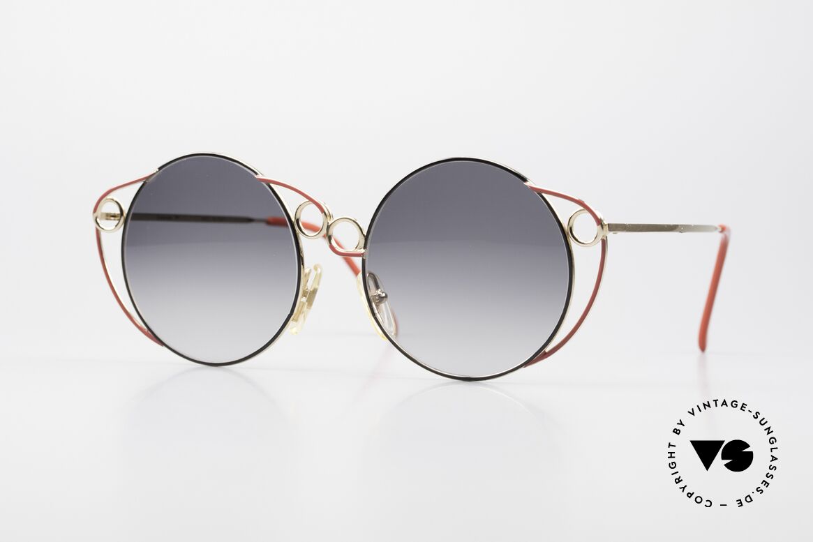 Casanova RC1 80's Art Sunglasses For Ladies, artful Casanova sunglasses from around 1985, Made for Women