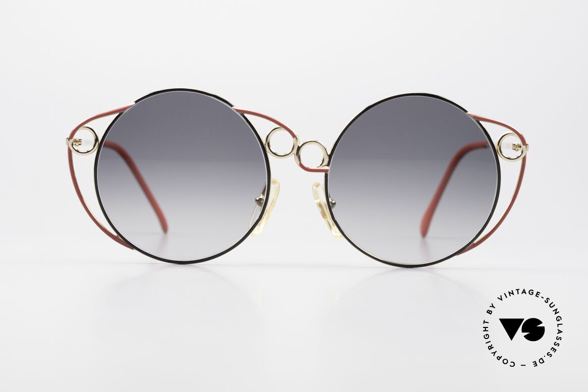 Casanova RC1 80's Art Sunglasses For Ladies, classic gray-gradient lenses (100% UV protect.), Made for Women