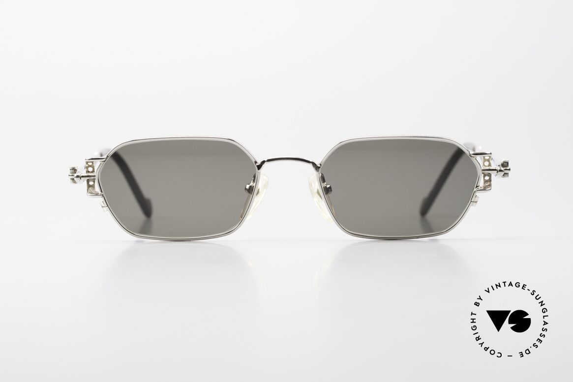 Jean Paul Gaultier 56-0005 True 90's Designer Shades, extraordinary frame details (typically Jean P. Gaultier), Made for Men and Women