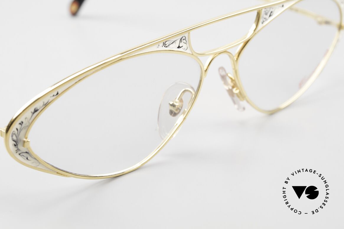 Casanova LC8 Murano Glass Luxury Frame, NOS - unworn (like all our artistic vintage eyeglasses), Made for Women