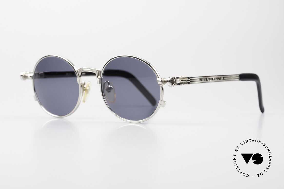 Jean Paul Gaultier 56-4178 Round Industrial Vintage Frame, outstanding craftsmanship (made in Japan), Must feel!, Made for Men