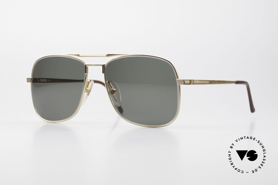 Dunhill 6038 Gold-Plated Titanium Shades, hard gold-plated ALFRED DUNHILL Titanium shades, Made for Men