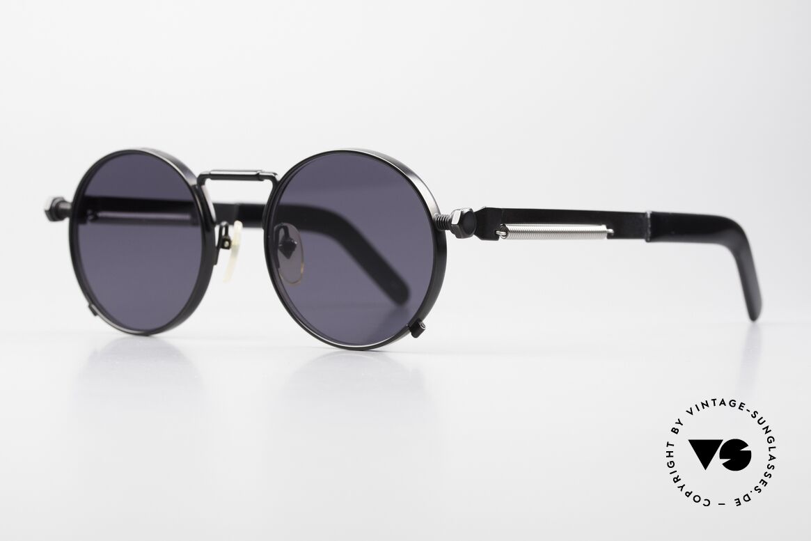 Jean Paul Gaultier 56-8171 Steampunk Vintage Glasses, incredible sturdy bridge and hinges (You must feel it!), Made for Men and Women