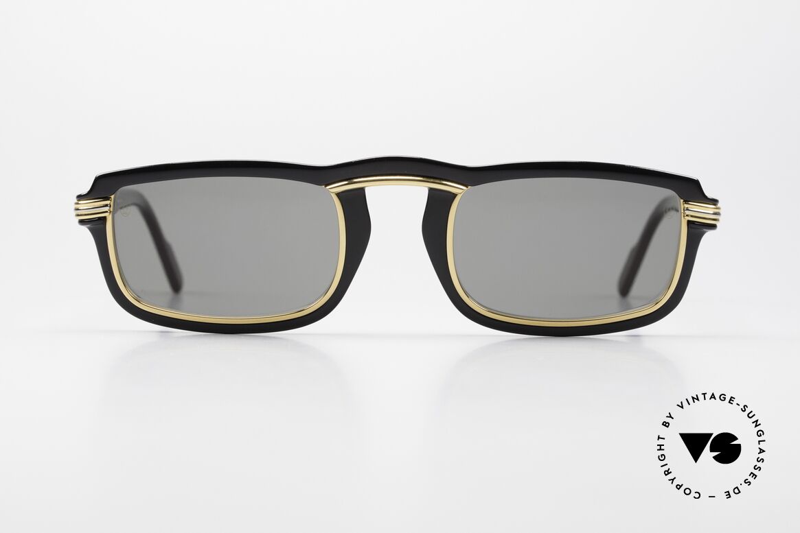 Cartier Vertigo Rare 90's Luxury Sunglasses, luxury shades designed like oversized reading glasses, Made for Men