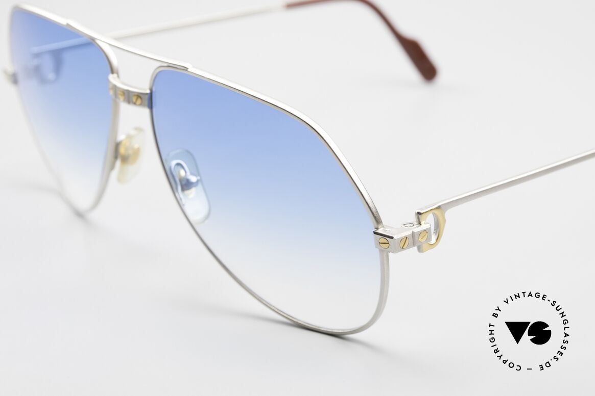Cartier Vendome Santos - L Rare Luxury Palladium Finish, rare & expensive edition with palladium finish; LUXURY, Made for Men