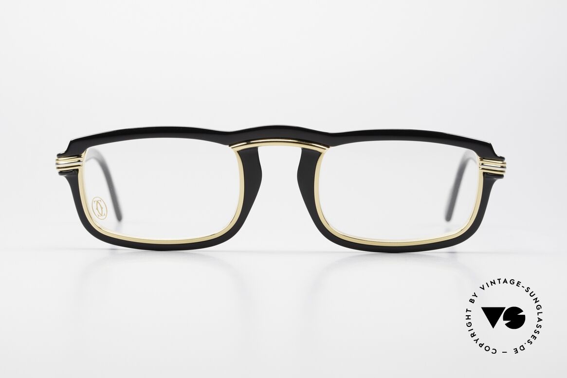 Cartier Vertigo Special Edition Luxury Frame, Cartier Vertigo glasses from 1991 in large size 54/25, Made for Men
