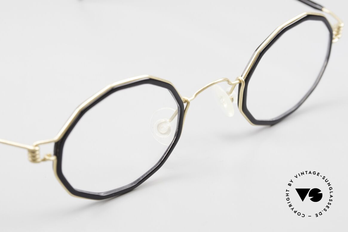Lindberg Zeta Air Titan Rim Titan Frame Acetate Inner Rim, unworn, NOS, with original magnetic case by Lindberg, Made for Men and Women
