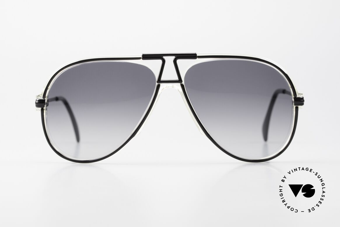 Cazal 622 Rare 80's Aviator Sunglasses, precious original from app. 1984 (Frame W.Germany), Made for Men
