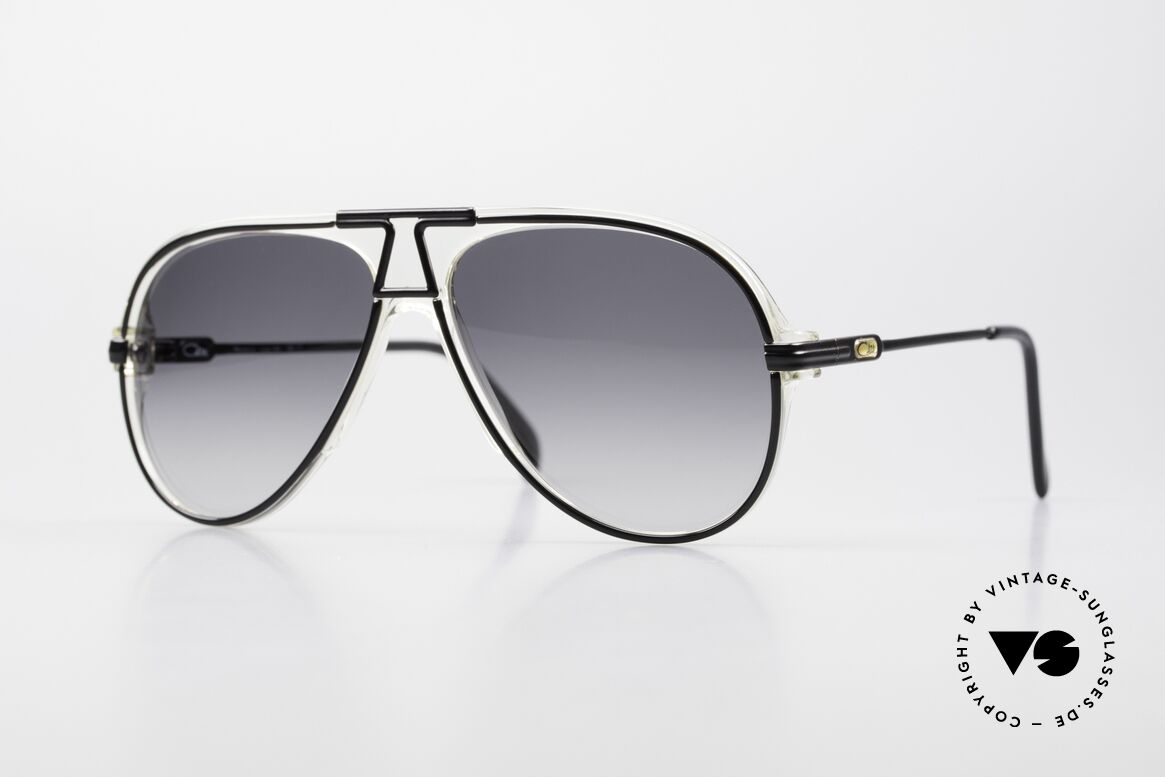 Cazal 622 Rare 80's Aviator Sunglasses, legendary aviator-shape interpreted by CAri ZALloni, Made for Men