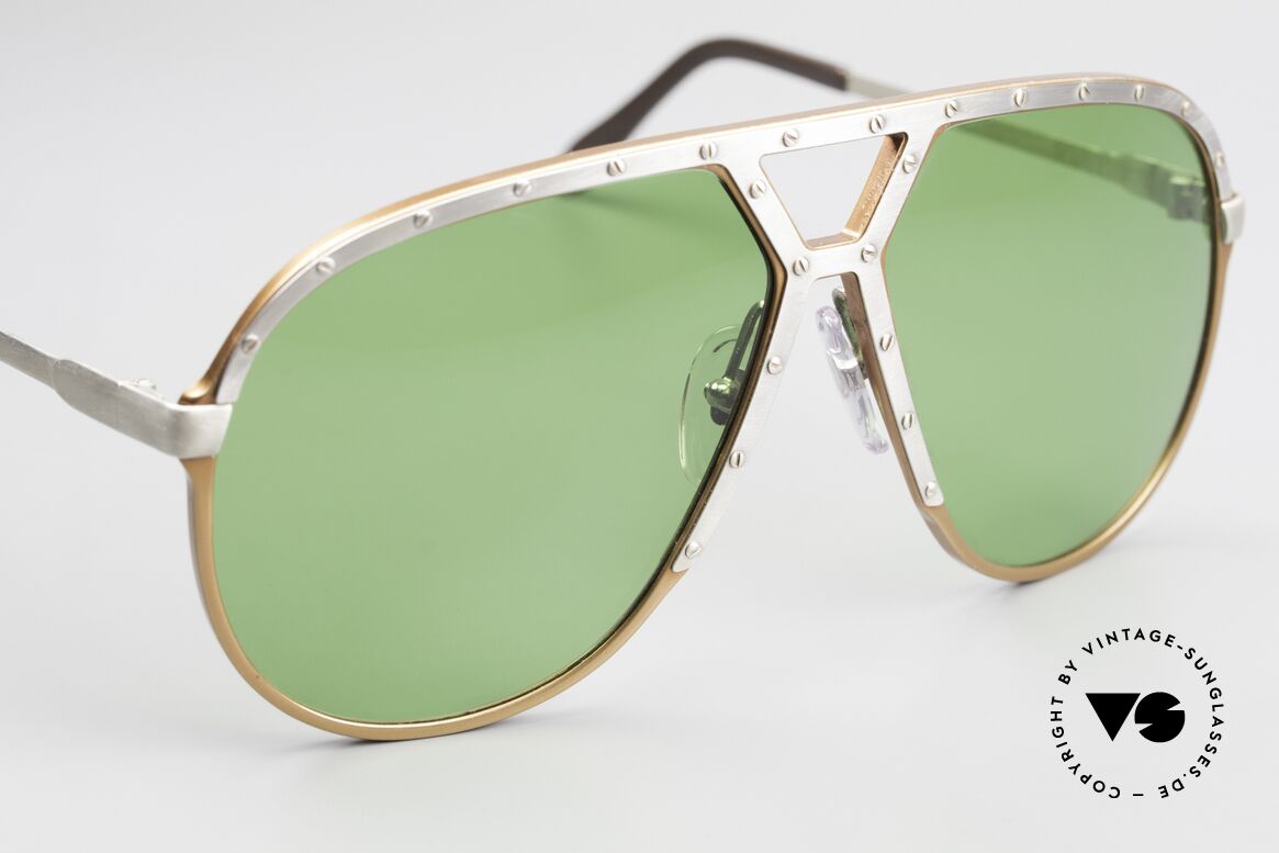 Alpina M1 80's Frame Apple Green Lenses, 2nd hand, but mint (like new) with orig. packing, Made for Men