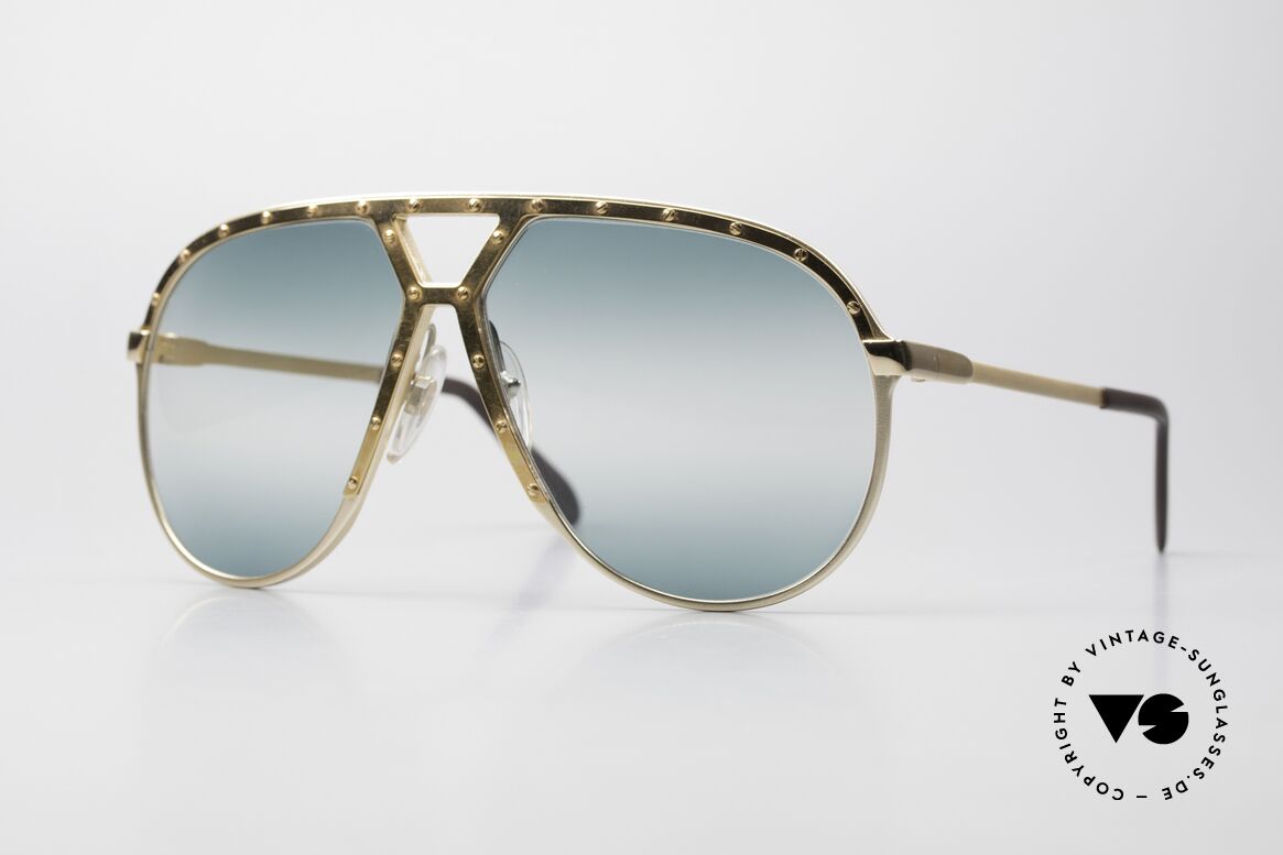 Alpina M1 Double Gradient Green Lenses, iconic vintage Alpina M1 West Germany sunglasses, Made for Men