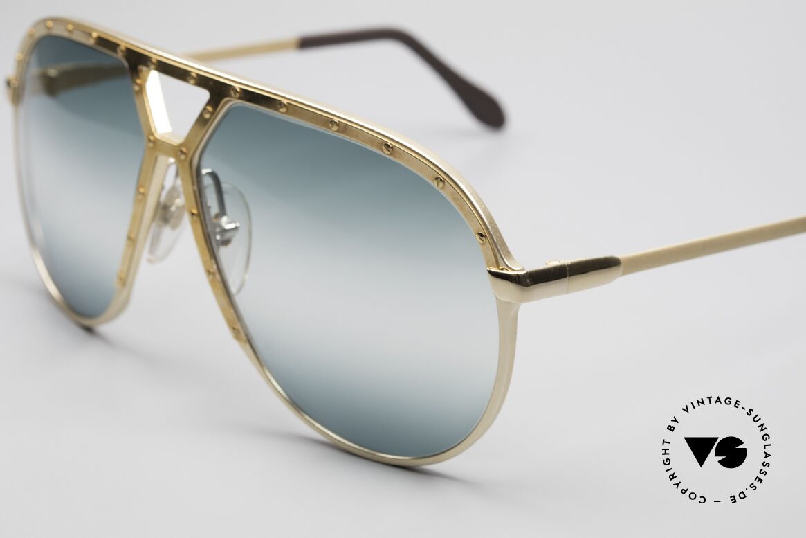 Alpina M1 Double Gradient Green Lenses, true 1980's fashion accessory; Stevie Wonder style, Made for Men