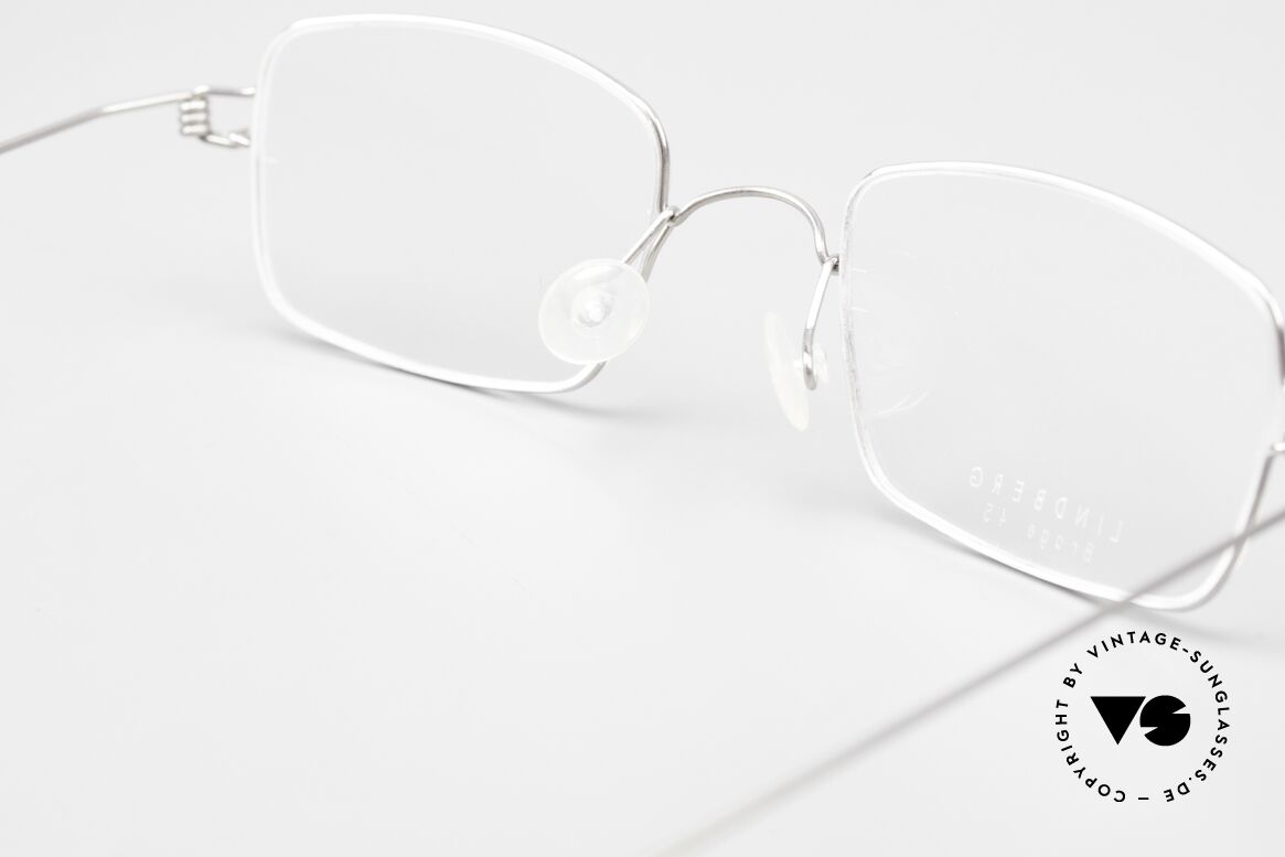 Lindberg Brage Air Titan Rim Square Titanium Glasses Unisex, Size: medium, Made for Men and Women