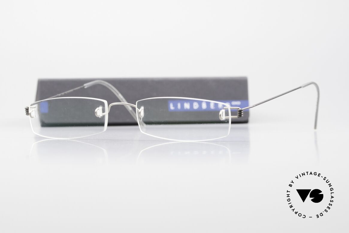 Lindberg Air Titan 347 Rimless Titanium Frame, the frame is almost invisible and weighs only 2.7 grams, Made for Men and Women