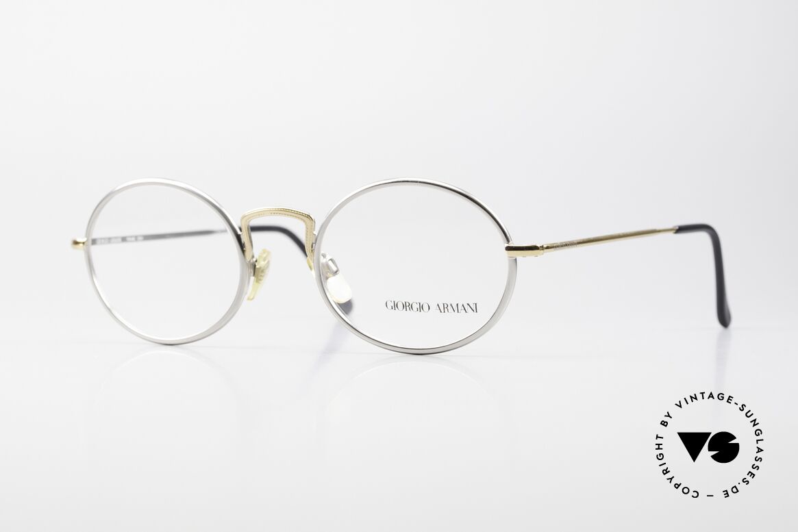 Giorgio Armani 156 Oval Eyeglasses From 1991, vintage designer eyeglasses by GIORGIO ARMANI, Made for Men and Women