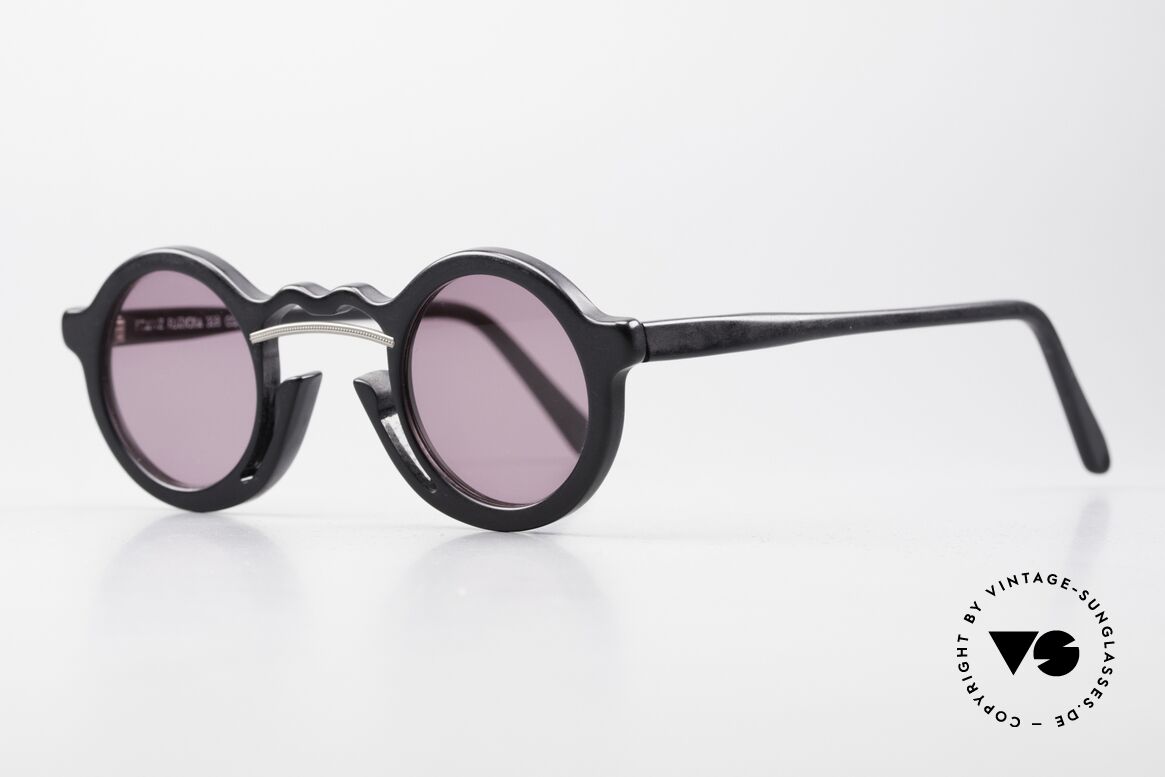 Franz Ruzicka 328 Crazy Small Round 90's Frame, in the 90s he received design awards for his glasses, Made for Men and Women