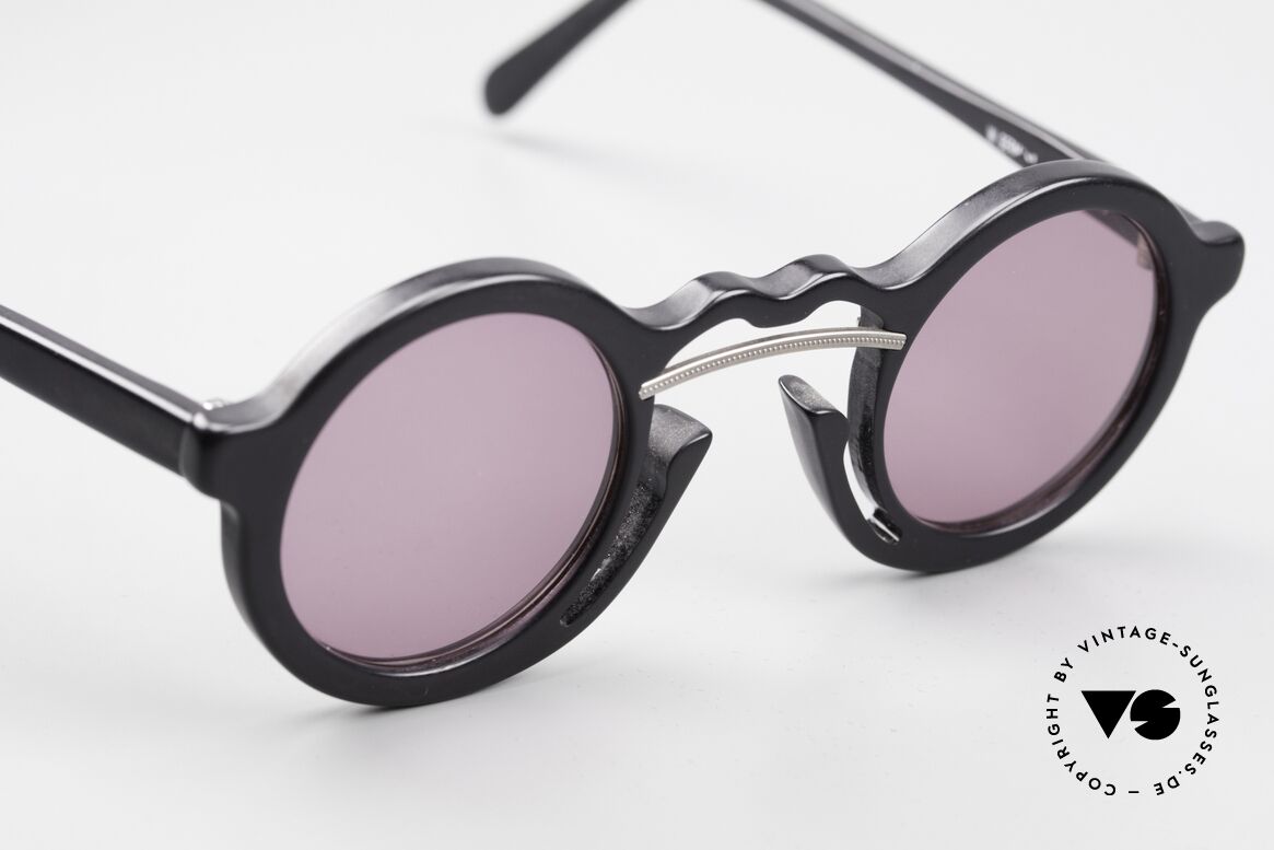 Franz Ruzicka 328 Crazy Small Round 90's Frame, here the round model 328 in matt black (color 11), Made for Men and Women