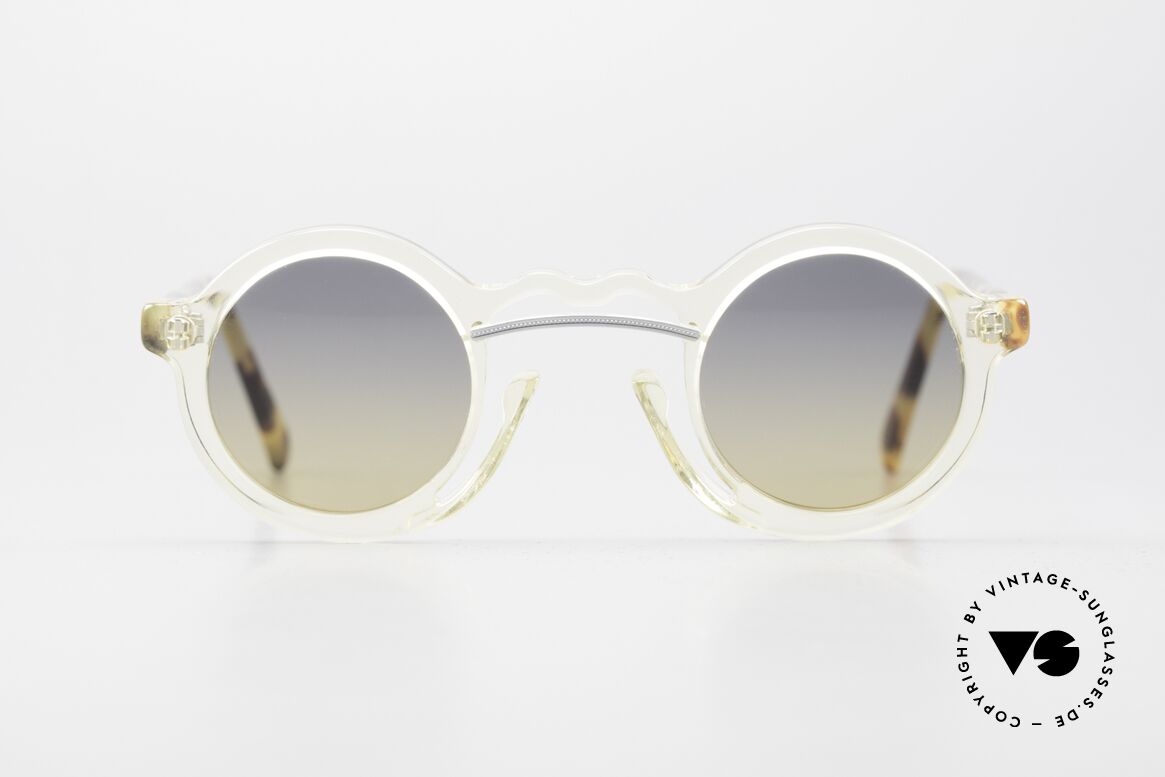 Franz Ruzicka 328 Crazy Round Art Sunglasses, Franz Ruzicka is a successful painter from Munich, Made for Men and Women