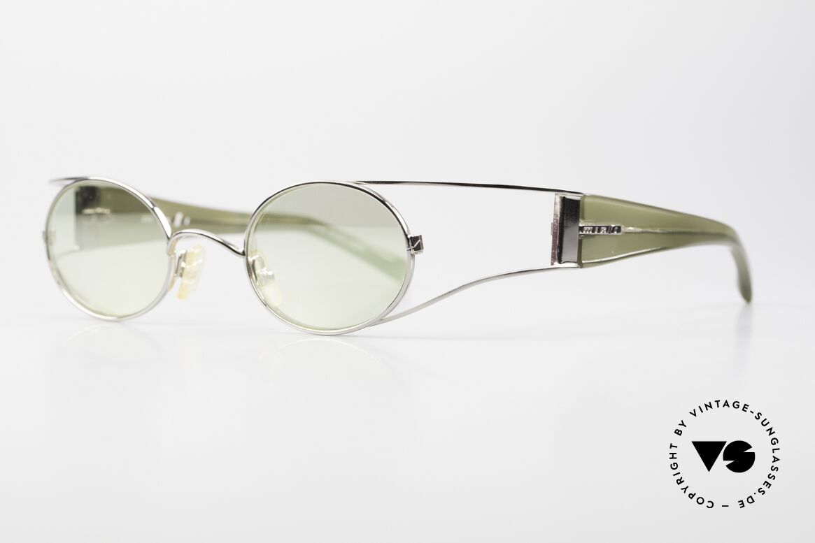 Alain Mikli 0427 / 03 Futuristic 2000's Shades, the frame can also be optically glazed; size 42-21, Made for Men and Women