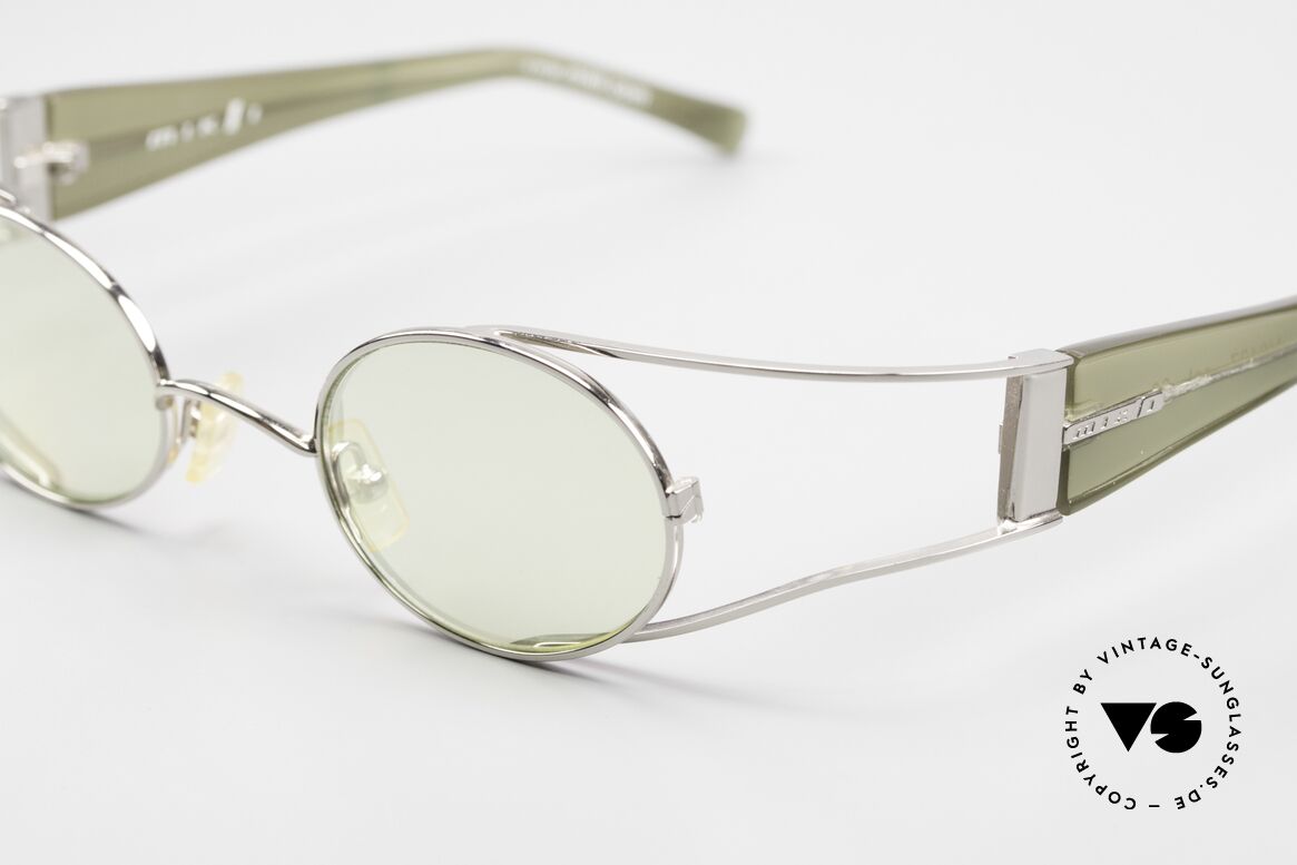 Alain Mikli 0427 / 03 Futuristic 2000's Shades, slightly mirrored sun lenses (100% UV protection), Made for Men and Women