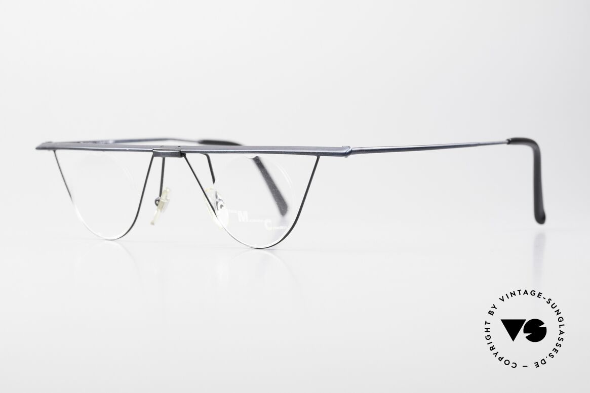 GMC 6600 Rimless Art Glasses Bauhaus, filigree and cleverly devised design; in size 30-20, Made for Men and Women