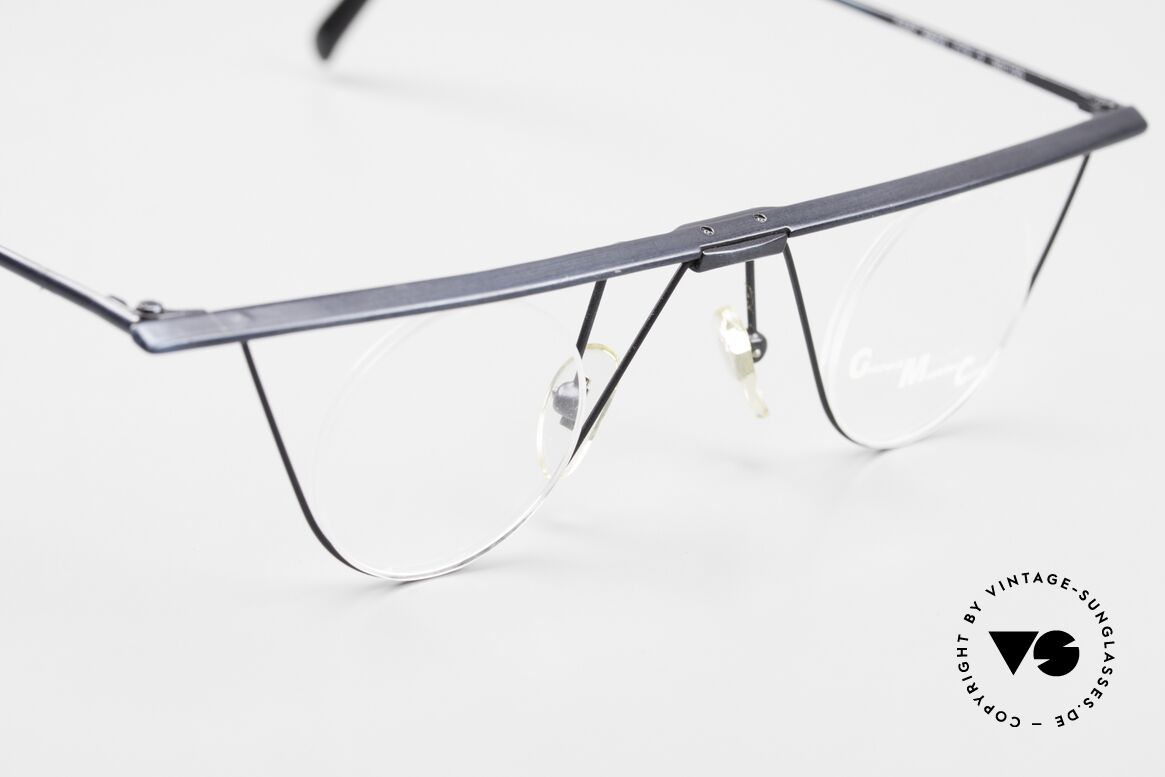GMC 6600 Rimless Art Glasses Bauhaus, an unworn masterpiece with original DEMO lenses, Made for Men and Women