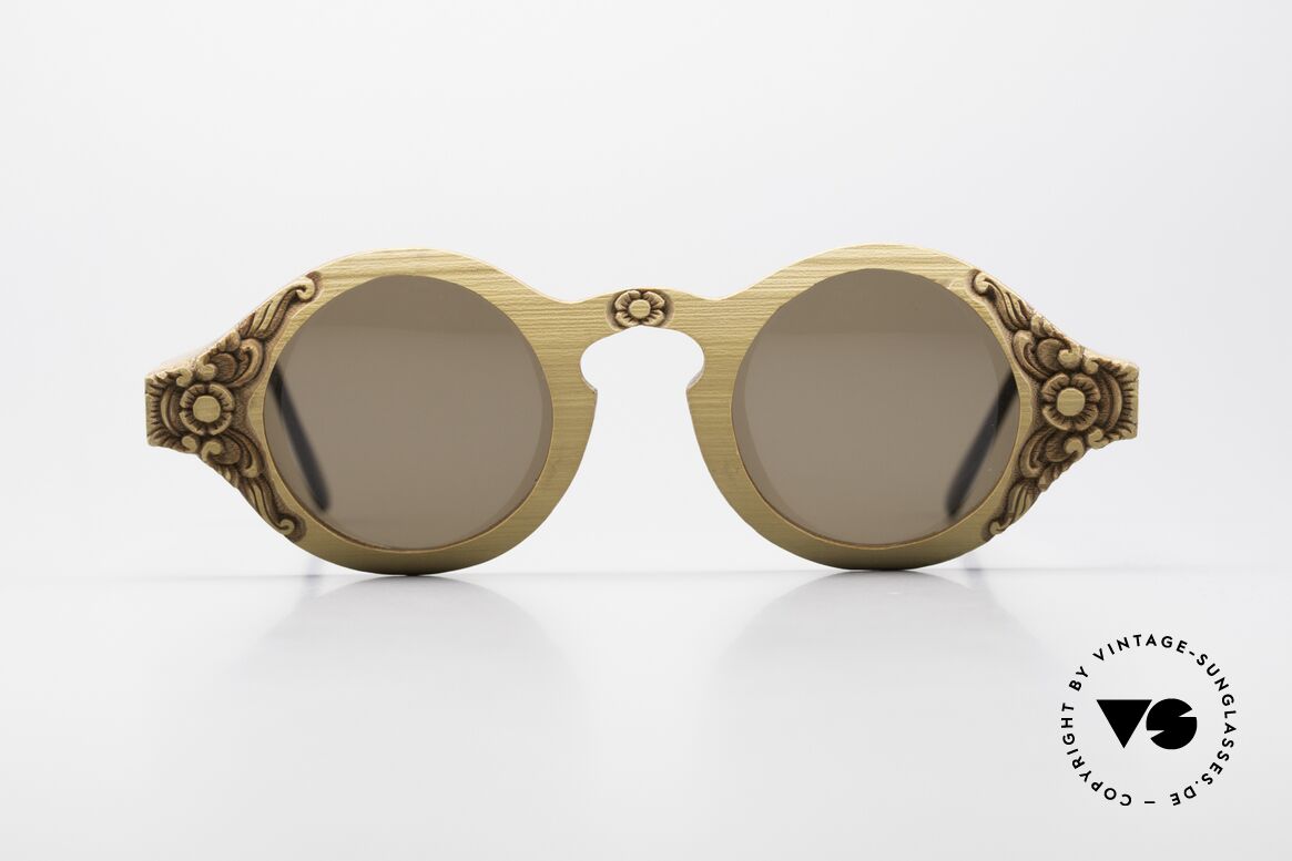 Lotus Arts De Vivre 90 Art Wood Shades For Ladies, Lotus Arts De Vivre women's sunglasses from 1998, Made for Women
