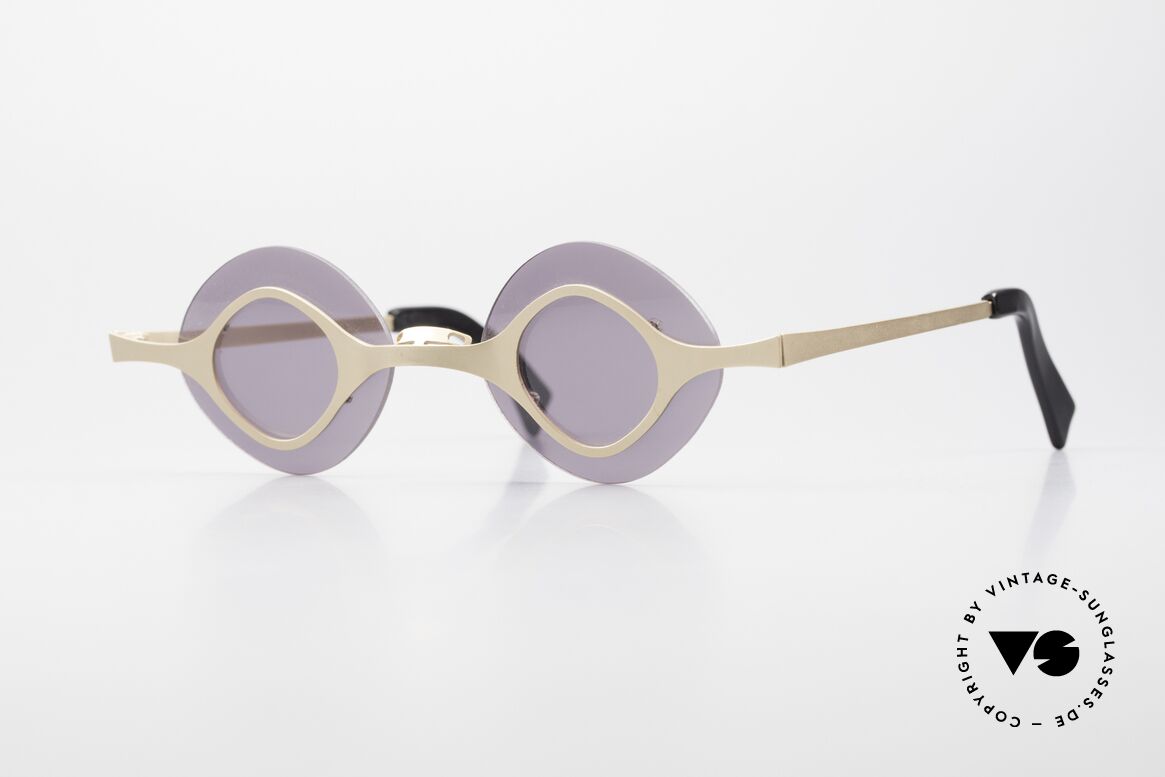 Theo Belgium Culte Crazy Vintage Ladies Shades, crazy vintage sunglasses by Theo Belgium from 1996, Made for Women