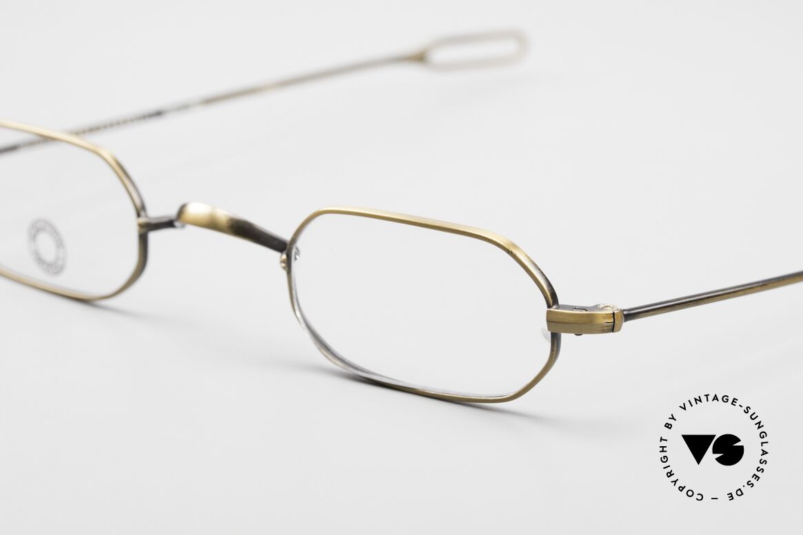 Morgenthal Frederics Maduro Luxury Specs For Connoisseurs, very comfortable and with a noble alloy in "antique gold", Made for Men and Women