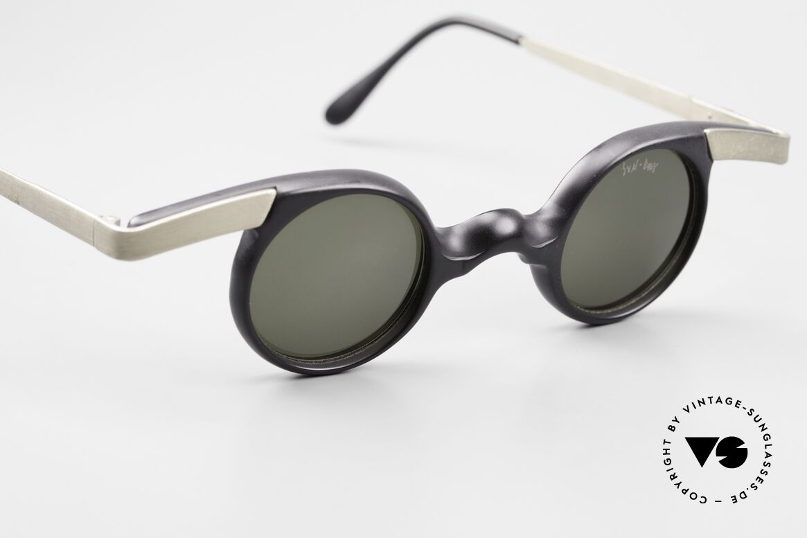 Sunboy SB38 No Retro Biker Sunglasses, sun lenses can be replaced with opticals, size 33/27, Made for Men and Women