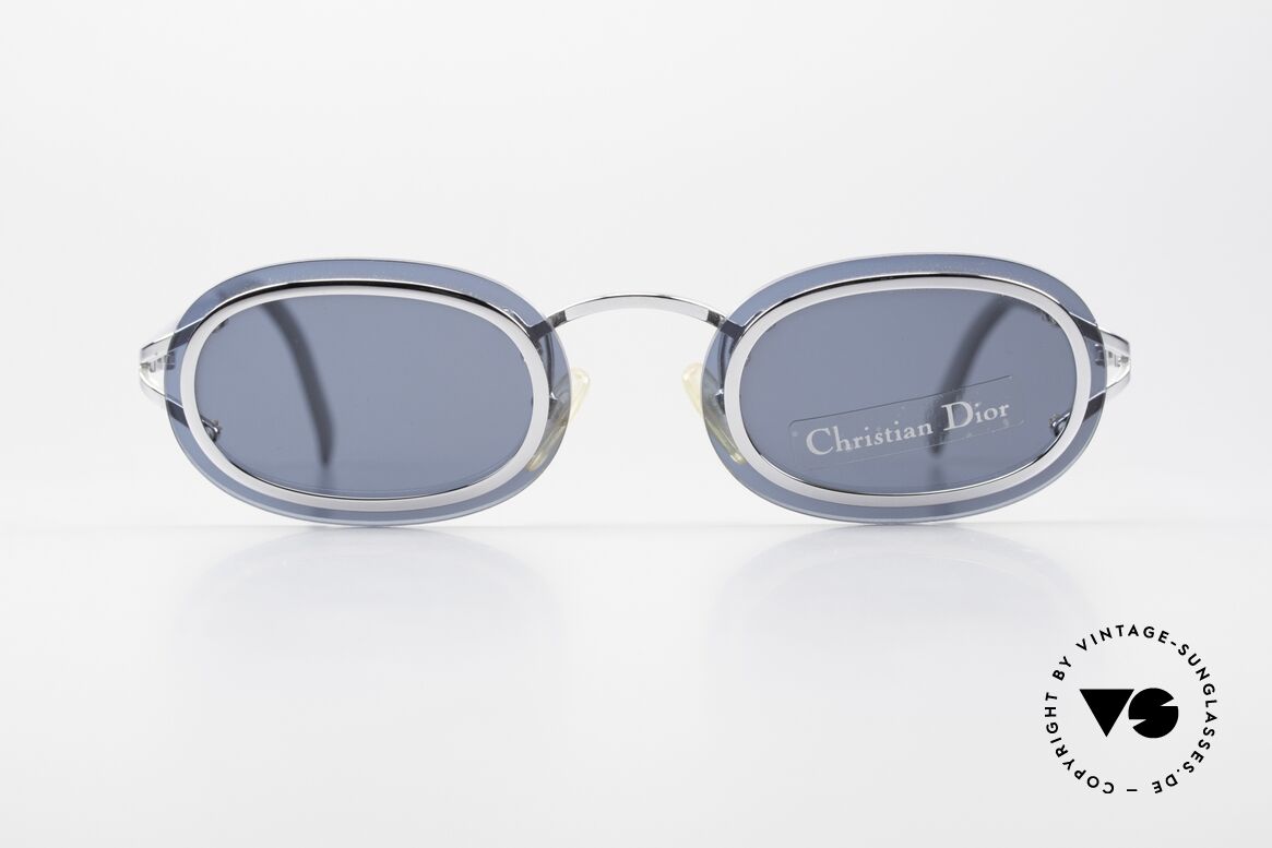 Christian Dior 2970 Rimless Oval Shades 1998, striking, futuristic sunglass' design by Christian DIOR, Made for Men and Women