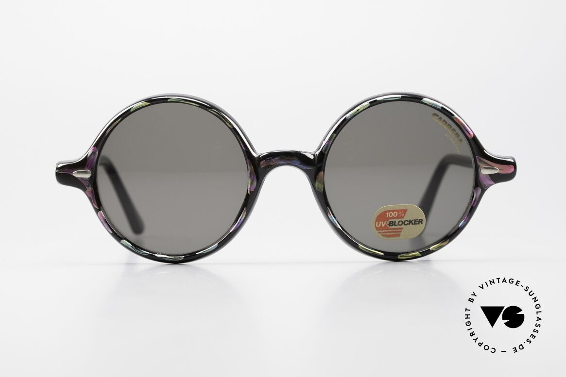 Carrera 5504 Round 90's Shades Limited, lightweight frame & extraordinary pattern (multicolor), Made for Men and Women