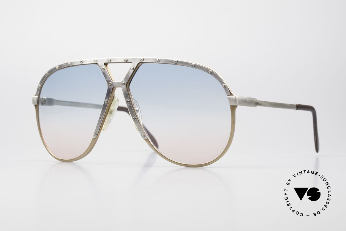 Alpina M1 80's Shades Baby-Blue Pink, very rare vintage Alpina M1 sunglasses from 1986, Made for Men