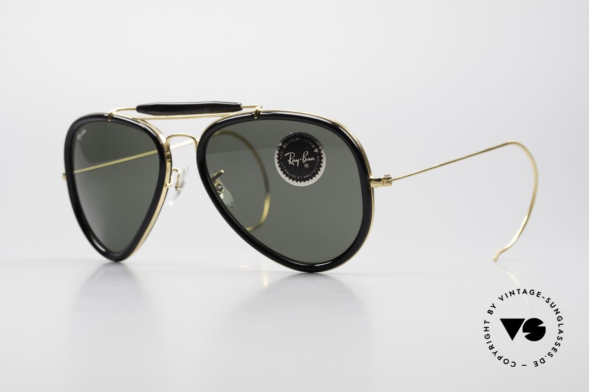 Ray Ban Traditionals Outdoorsman B&L USA Aviator Shades 80s, legendary & vintage Ray Ban USA sunglasses, Made for Men