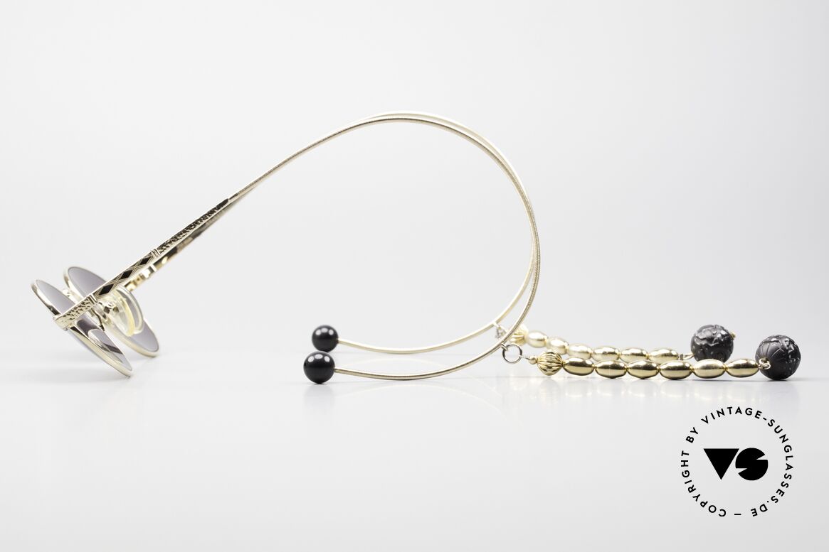 Jean Paul Gaultier 55-9673 Gold Plated Chains & Pearls, actually a piece of art & a true collector's piece; vertu, Made for Women