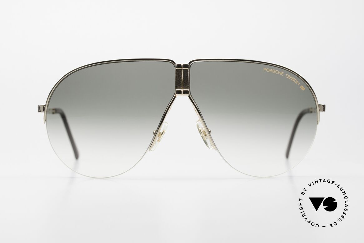 Porsche 5628 Rare 80's Foldable Shades, noble designer model, incl. orig. Porsche folding case, Made for Men