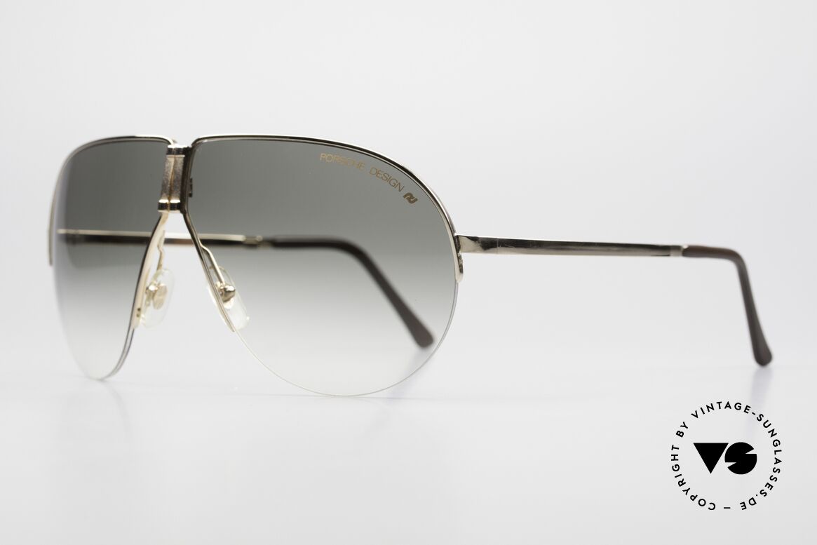 Porsche 5628 Rare 80's Foldable Shades, half rimless frame (lightweight) very pleasant to wear, Made for Men