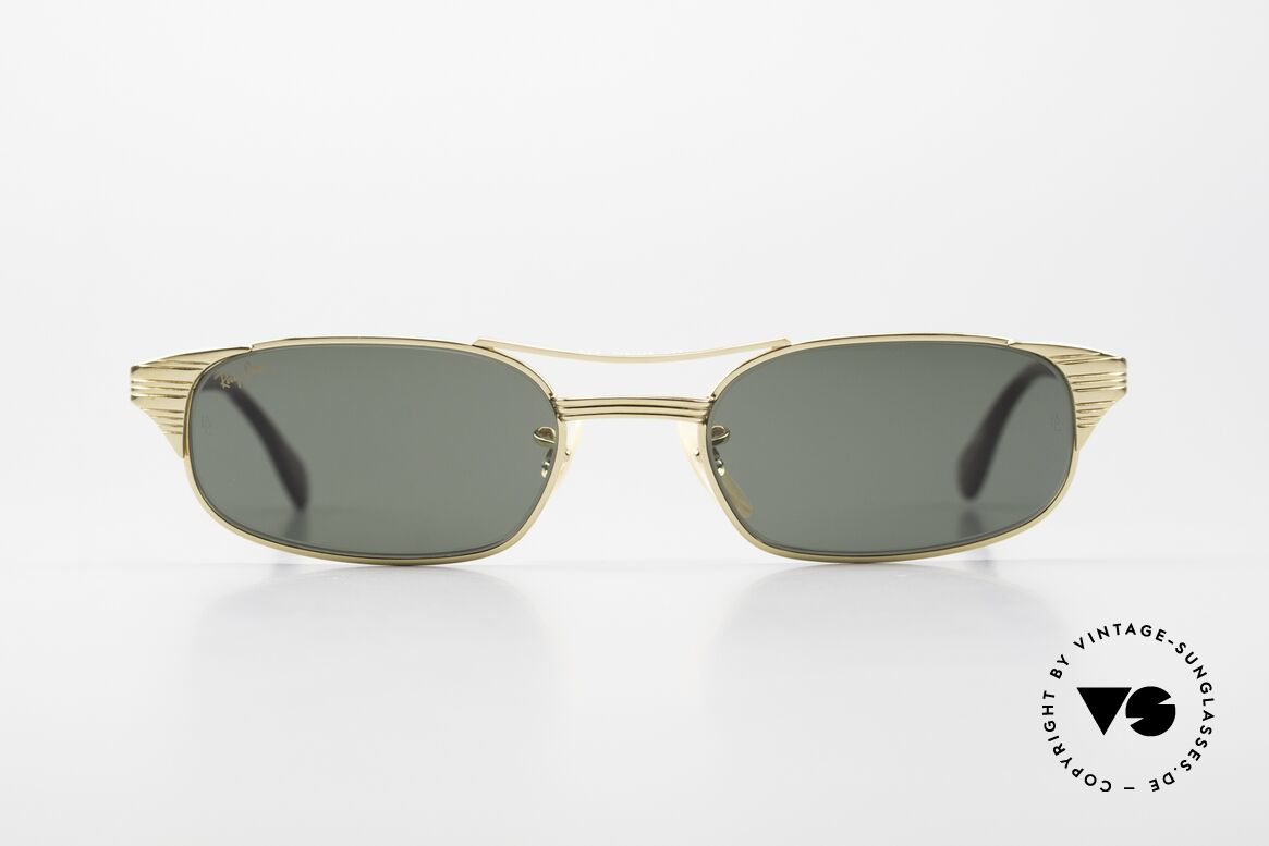 Ray Ban Signet Rectangle B&L USA 80's Sunglasses, Bausch&Lomb G-15 quality lenses (100% UV), Made for Men and Women