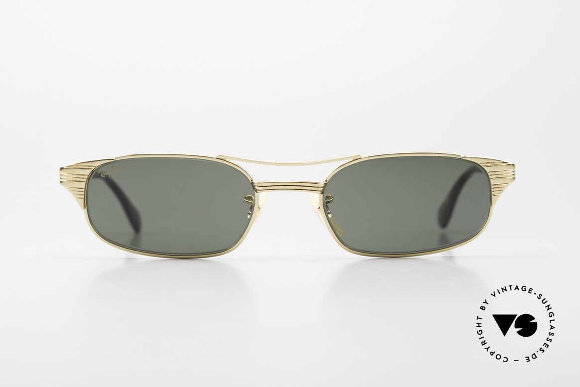 Ray Ban Signet Rectangle B&L USA 80's Sunglasses, Bausch&Lomb G-15 quality lenses (100% UV), Made for Men and Women